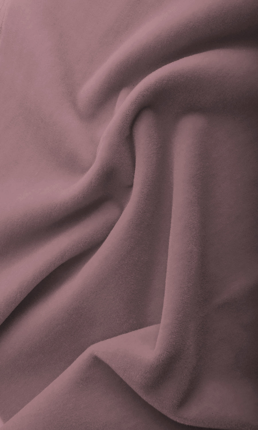 Velvet Home Textile Fabric Material By the Metre (Dusty Pink)