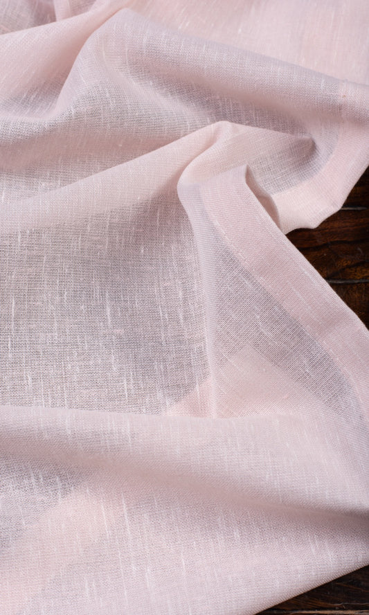 Plain Sheer Curtains (Powder Pink)