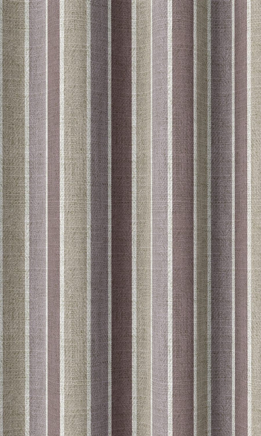 Striped Print Home Décor Fabric By the Metre (Lavender/ Beige)