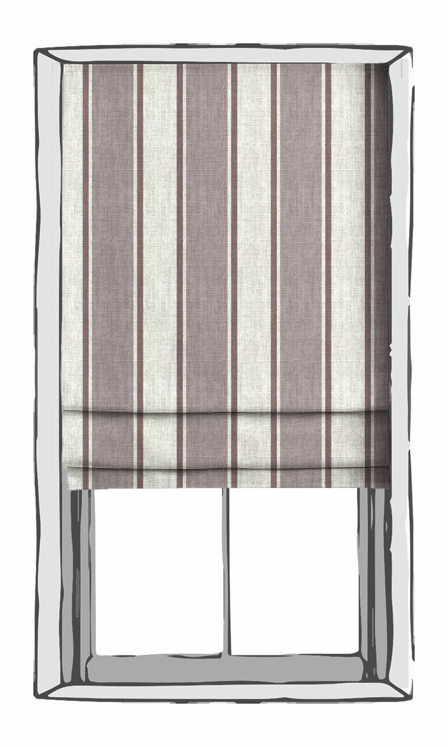 Geometric Print Window Treatments Fabric By the Metre (Tonal Purple)