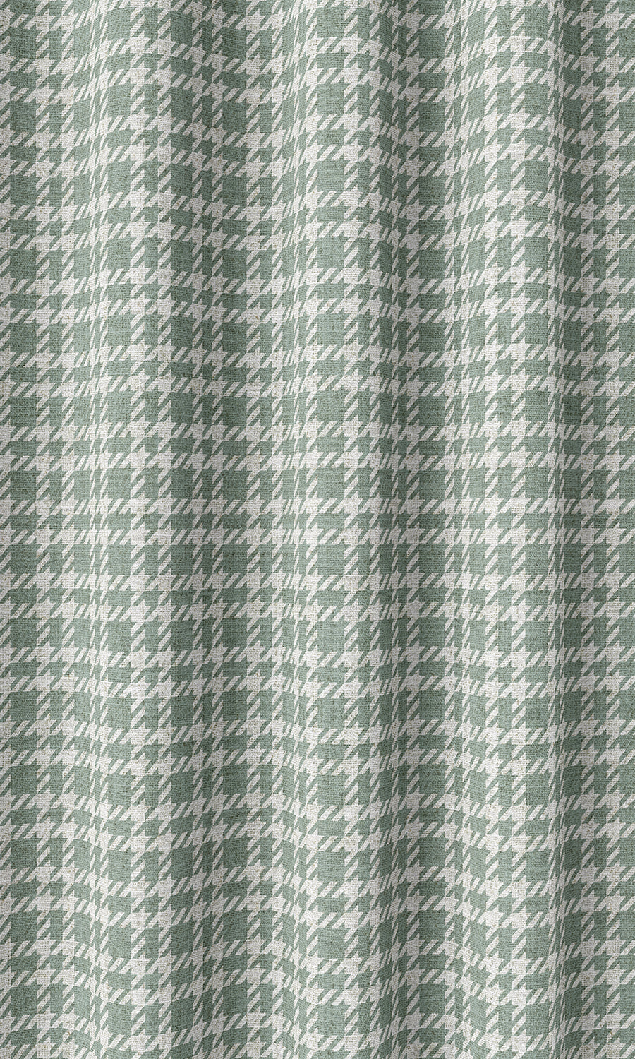 Checkered Home Décor Fabric Sample (Duck Egg Blue)