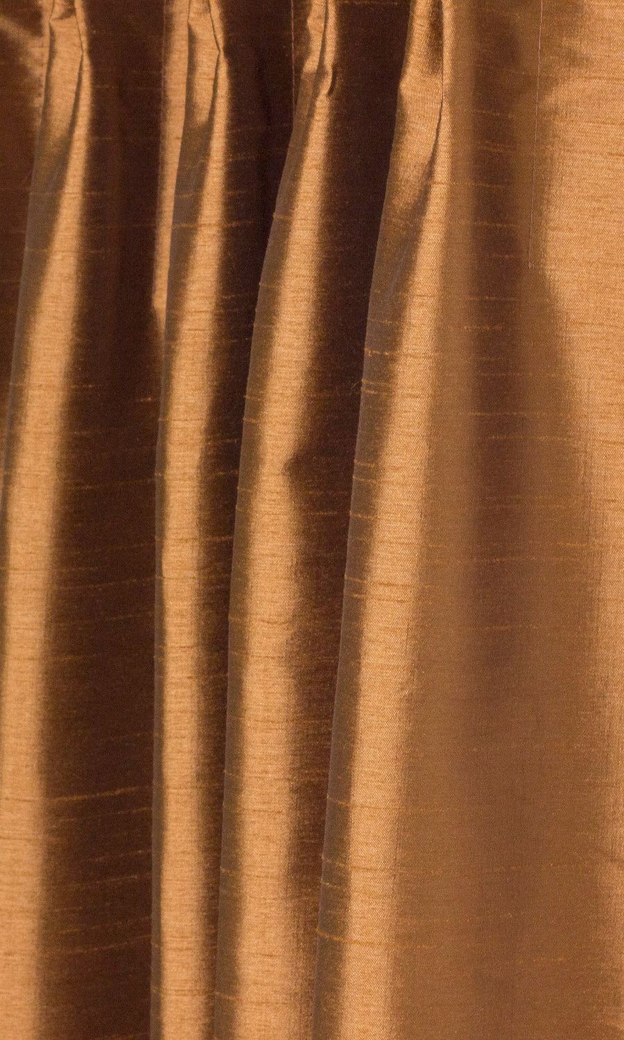 Faux Silk Window Treatments Fabric Sample (Brown)