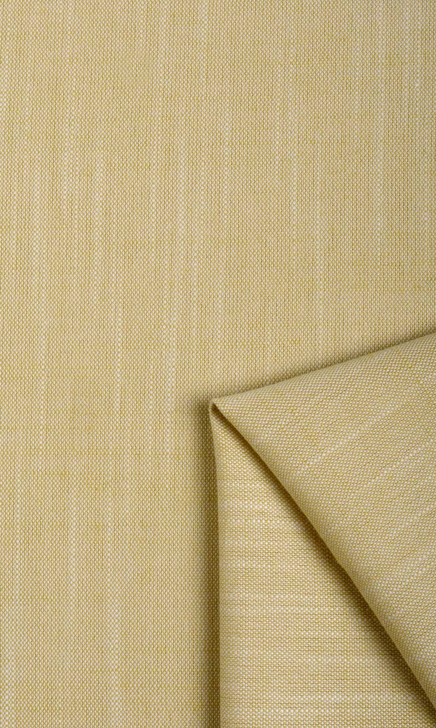 Plain Linen Texture Home Textile Fabric Material By the Metre (Yellow)