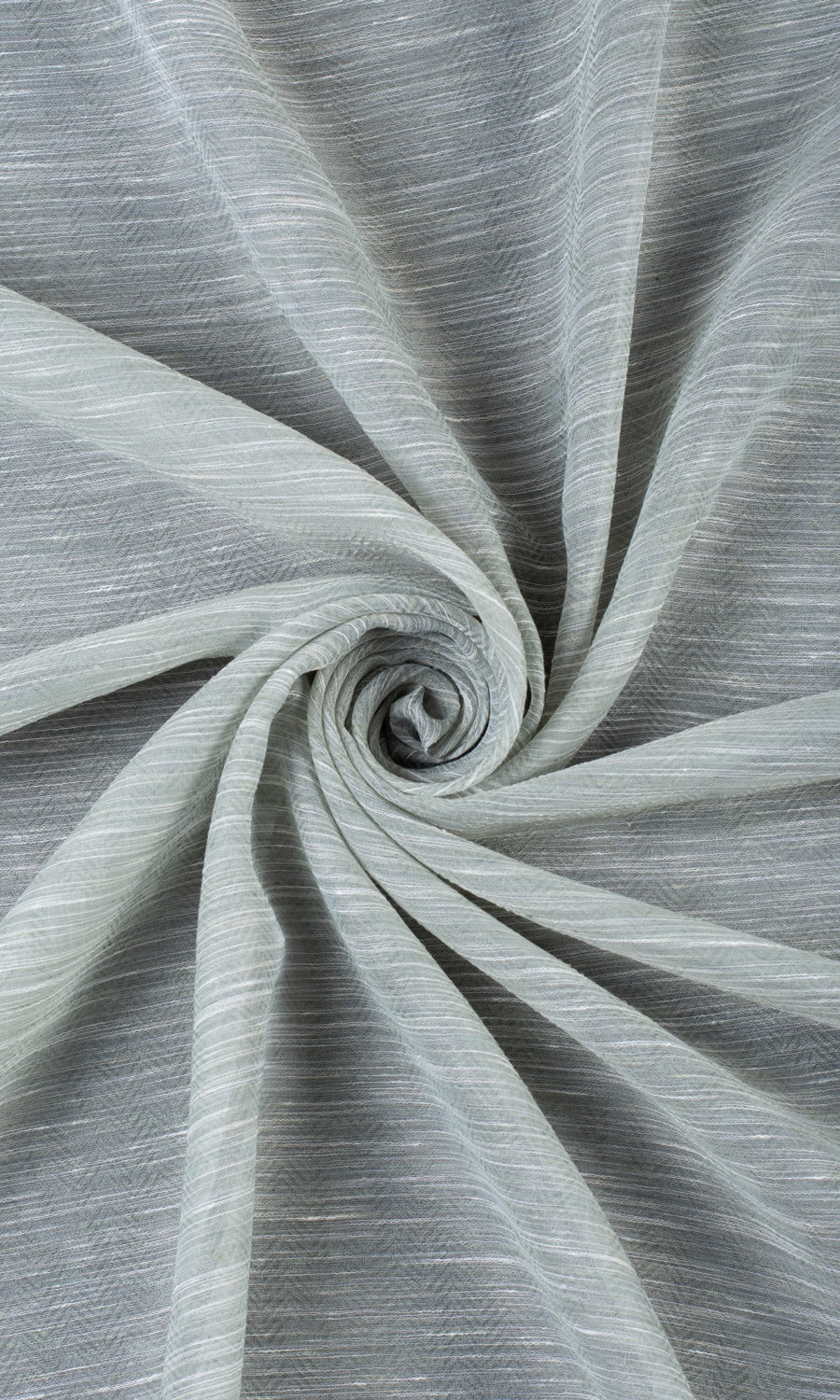 Textured Sheer Window Treatments Fabric Sample (Grey-Green)