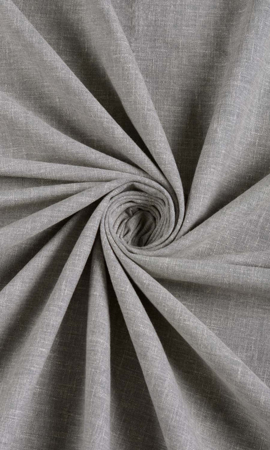Linen Texture Curtains (Grey)