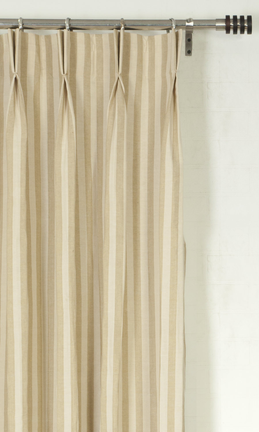 Cotton Window Treatments Fabric Sample (Cream/ Beige)