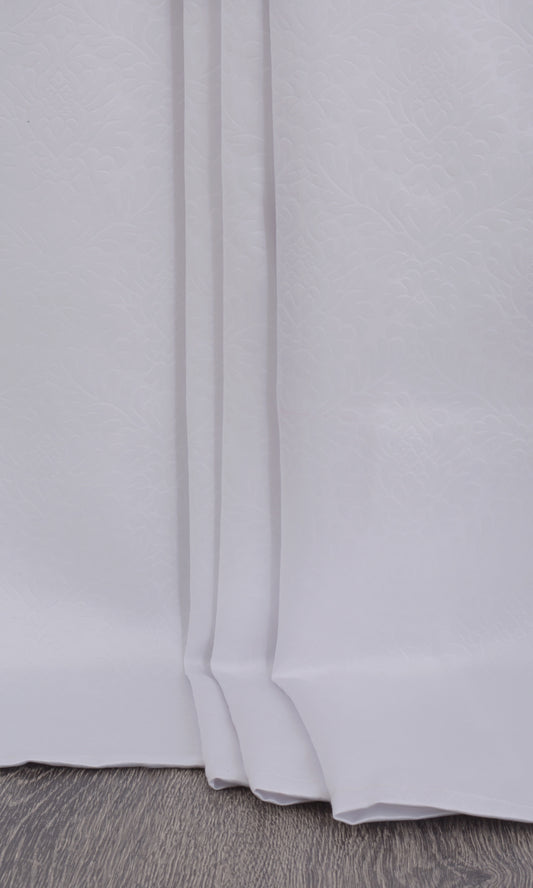 Blackout  Home Décor Fabric Sample (White)