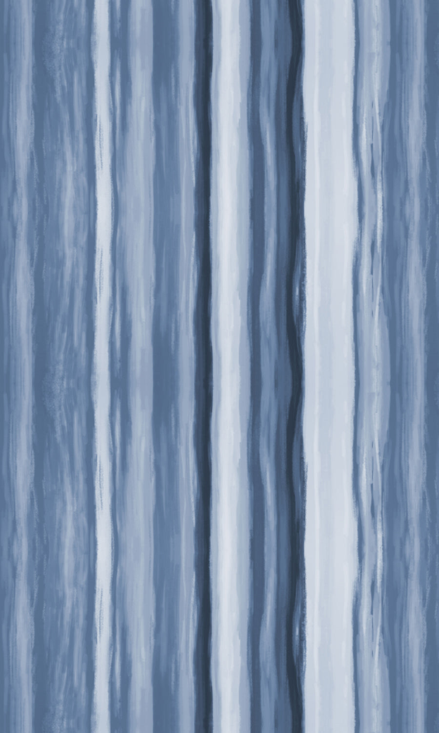 Modern Striped Home Textile Fabric Material By the Metre (Cobalt/ Denim Blue)