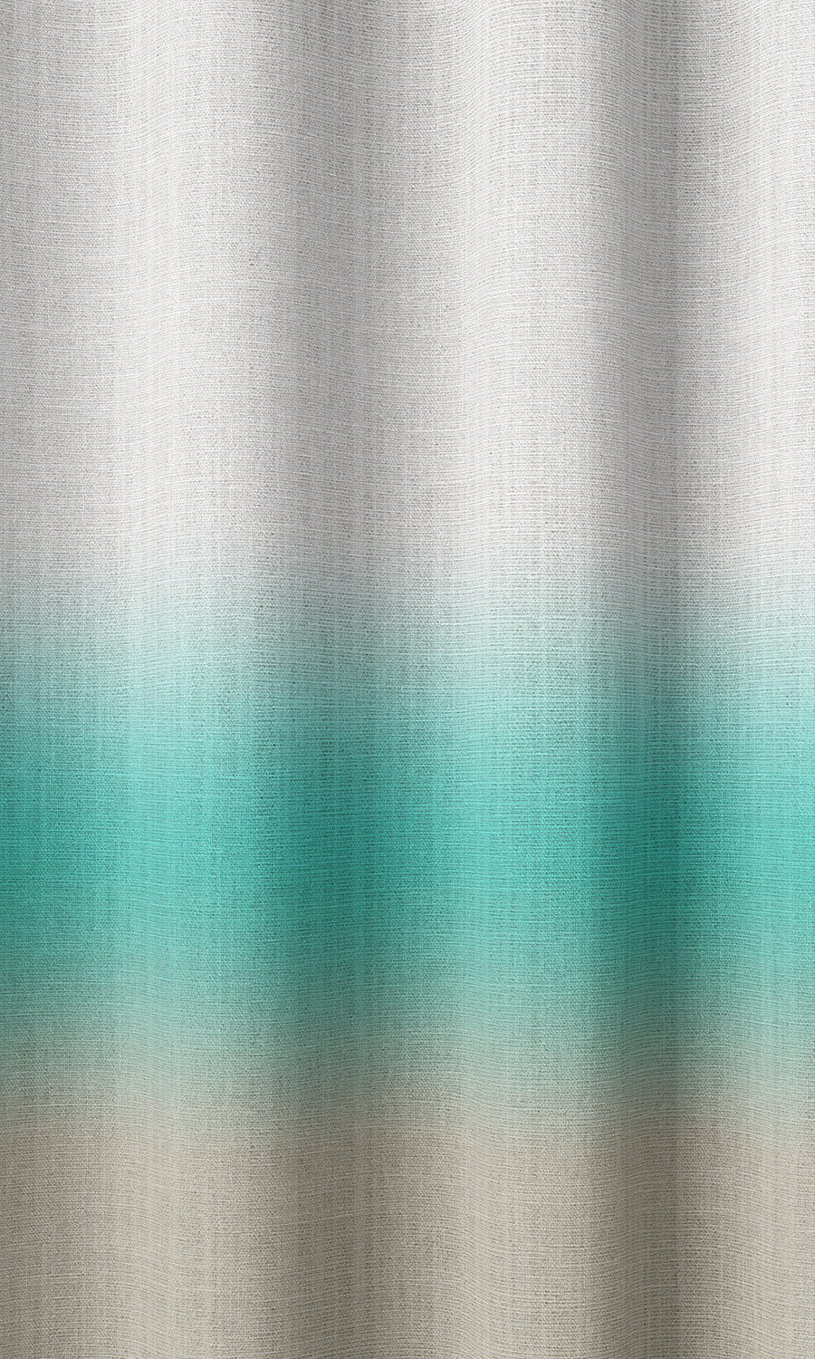 3-Tone Ombre Home Textile Fabric Material Sample (Turquoise Blue/ Beige)