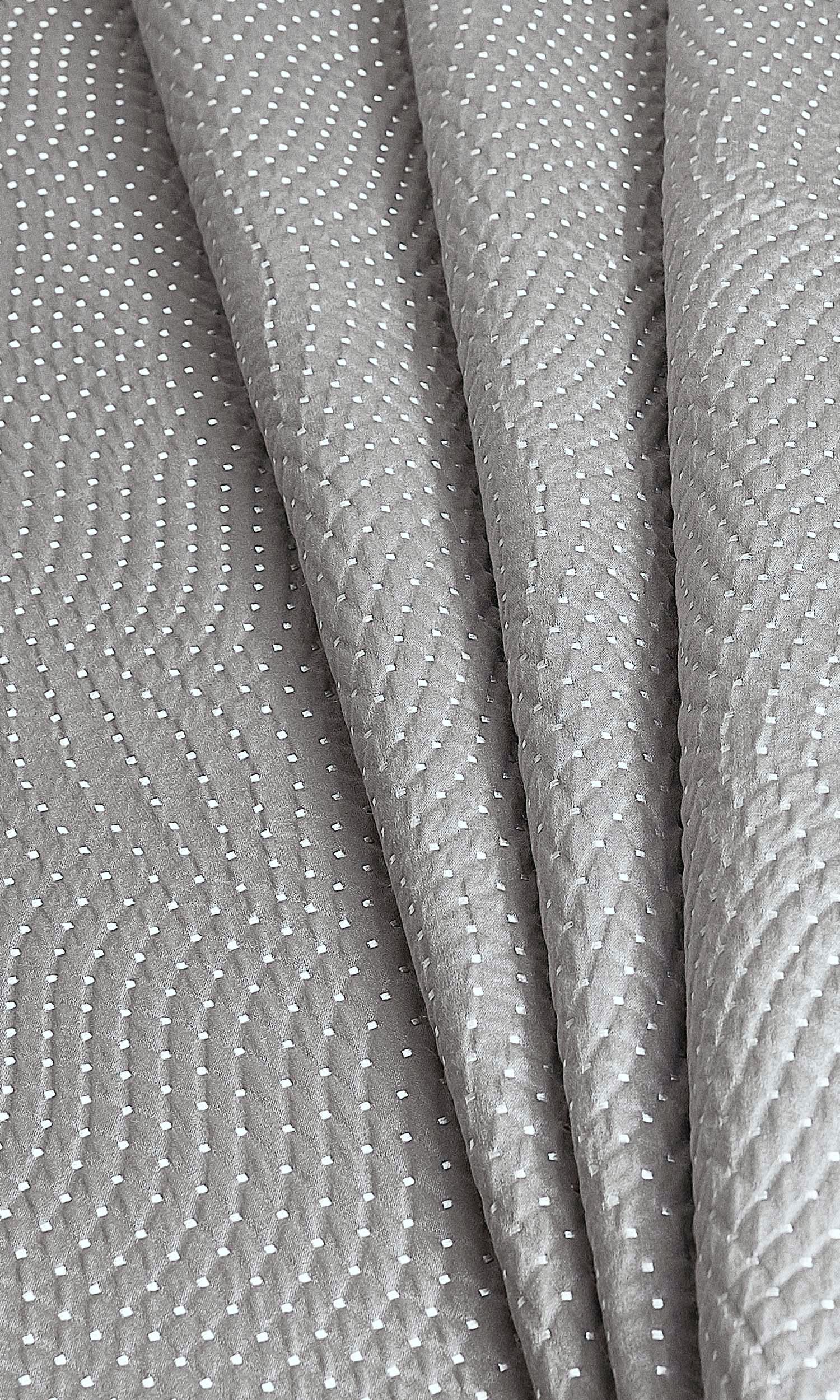 Silk-Blend Home Décor Fabric Sample (Grey)