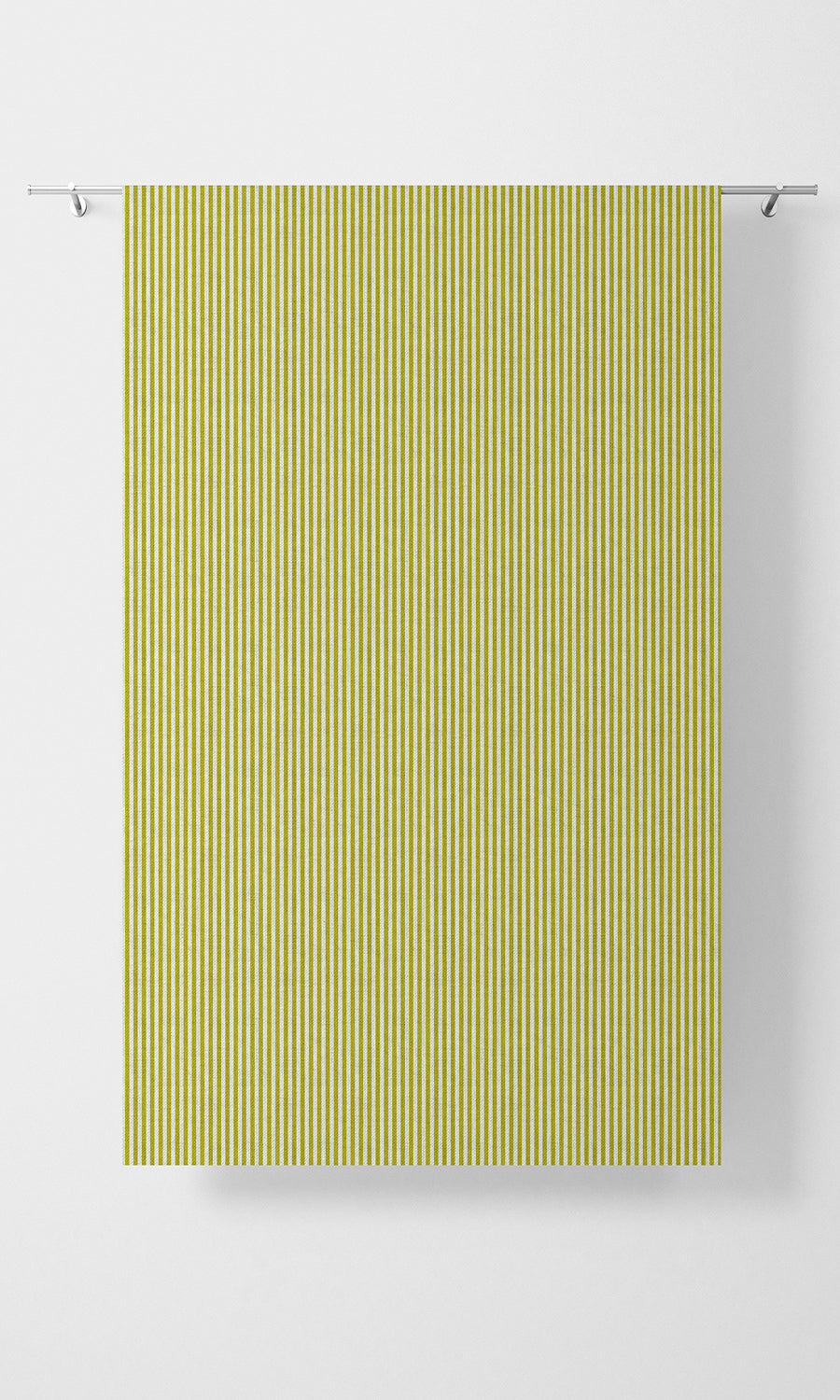 Modern Striped Fabric Material By the Metre (Apple Green)
