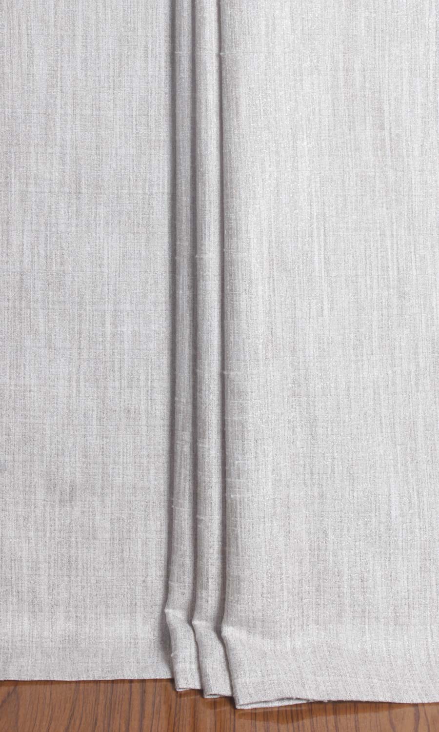Textured Home Textile Fabric Material Sample (Silver Grey)