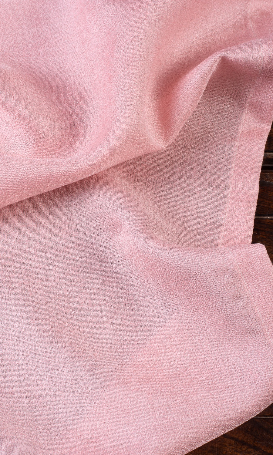Plain Semi-Sheer Fabric Material By the Metre (Pink)