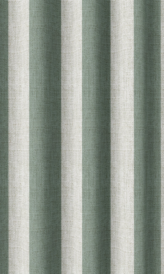 Geometric Print Curtains (Egg Blue/ White)