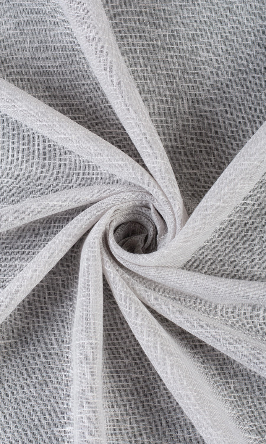 Plain Sheer Fabric Material By the Metre (Silvery-Gray)