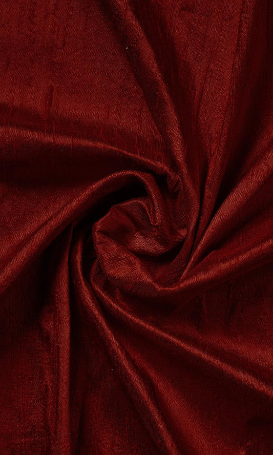 Maroon Pure Silk Curtains I Handstitched And Shipped For Free I Custom Window Drapes