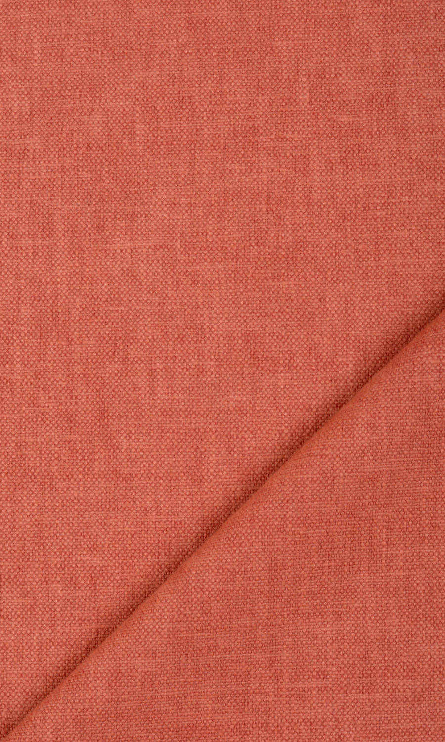 Linen-Blend Fabric Sample for Curtains & Drapes (Orange)