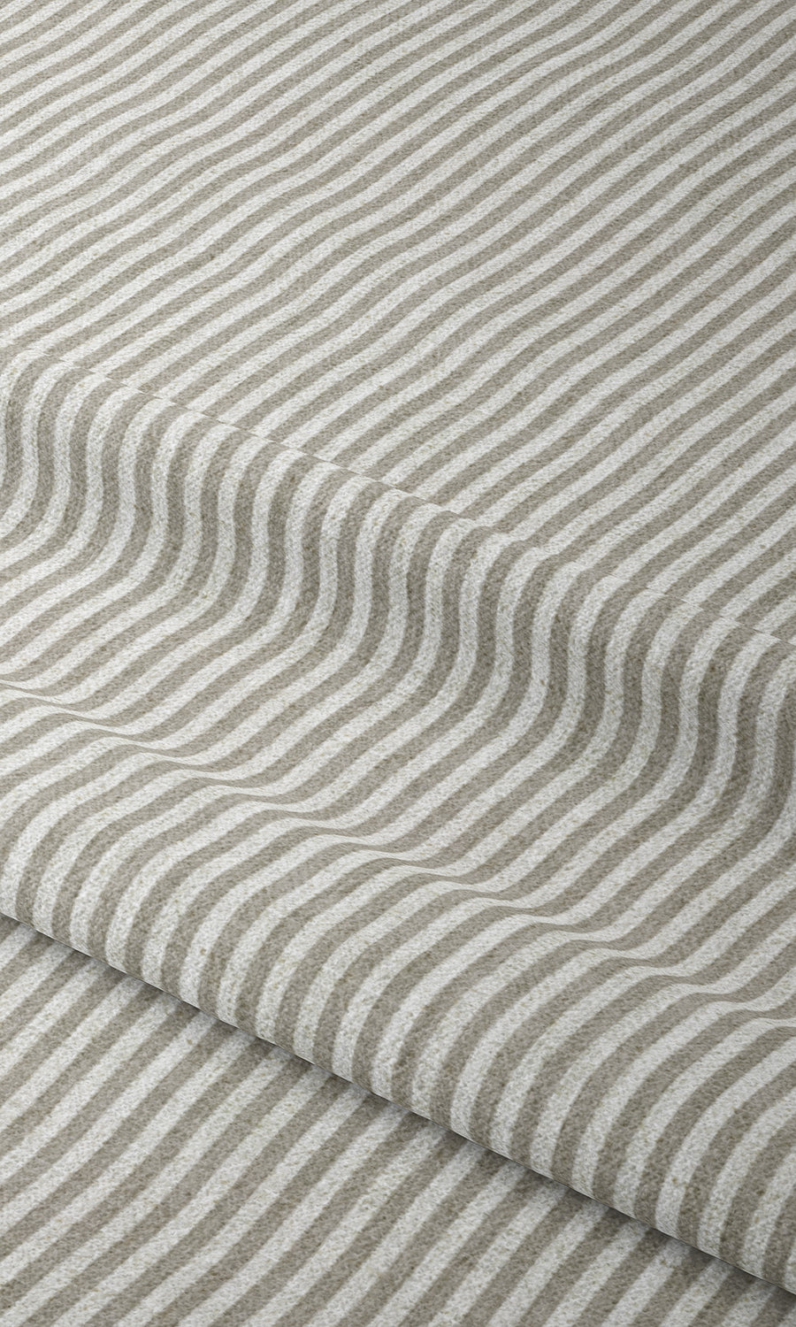 Modern Striped Window Treatments Fabric By the Metre (Grey/ White)