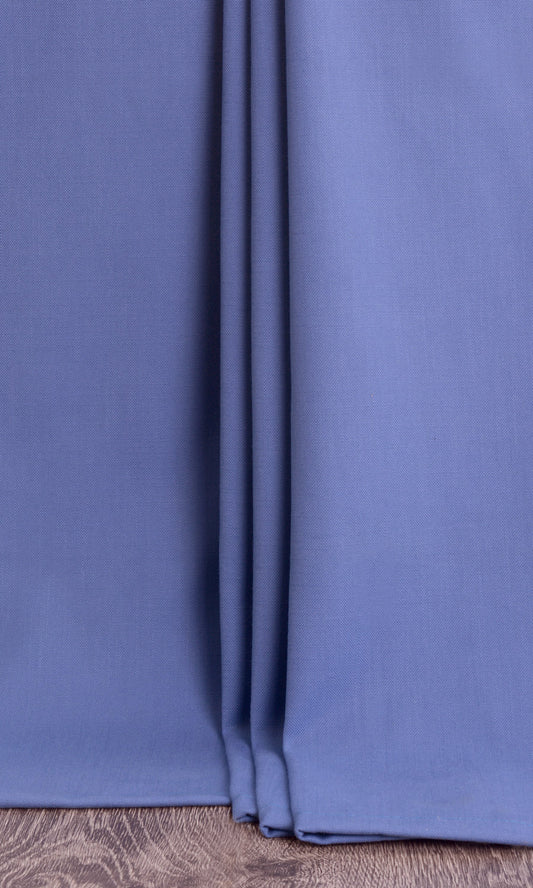 Cotton Blend Home Décor Fabric Sample (Periwinkle Blue)