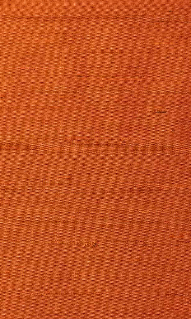 Dupioni Silk Home Textile Fabric Material Sample (Orange)