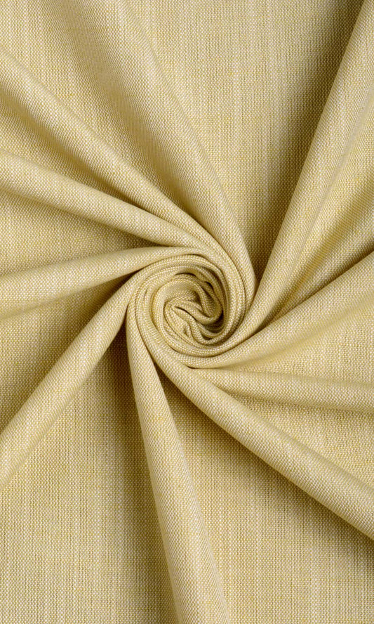 Plain Linen Texture Drapes (Yellow)