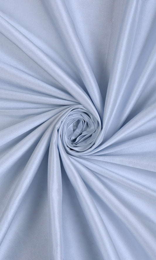 Shantung Silk Curtains (Ice Blue)
