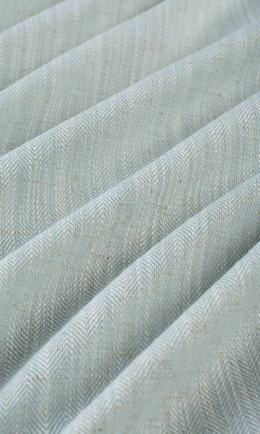 Linen Texture  Fabric By the Metre for Curtains & Drapes (Powder Blue)
