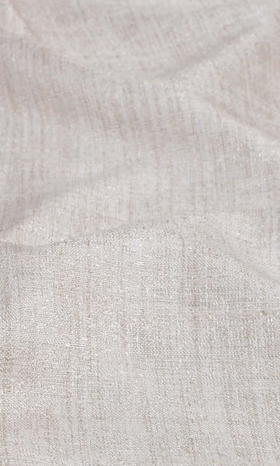 Textured Free Fabric Material Sample (Ivory/ Pale Beige)