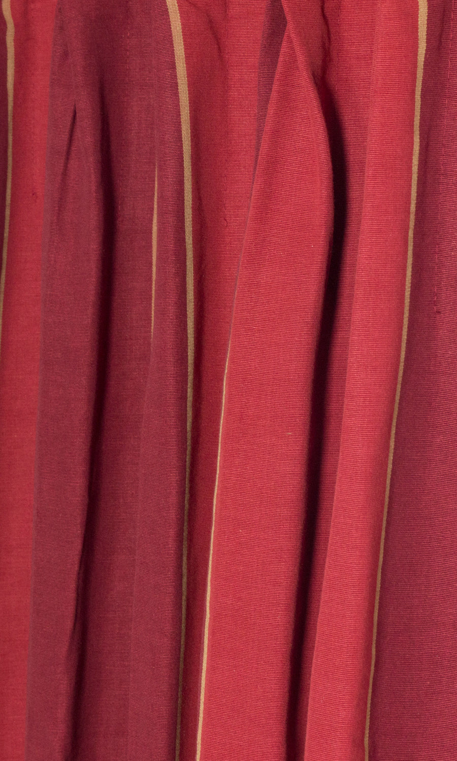 Cotton Window Treatments Fabric Sample (Red)