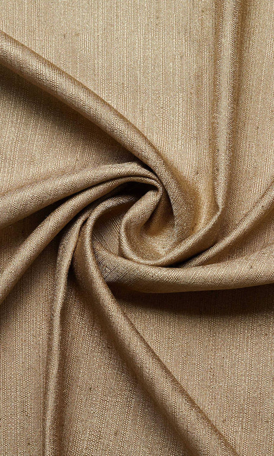 Silk Blend Curtains (Golden Brown)