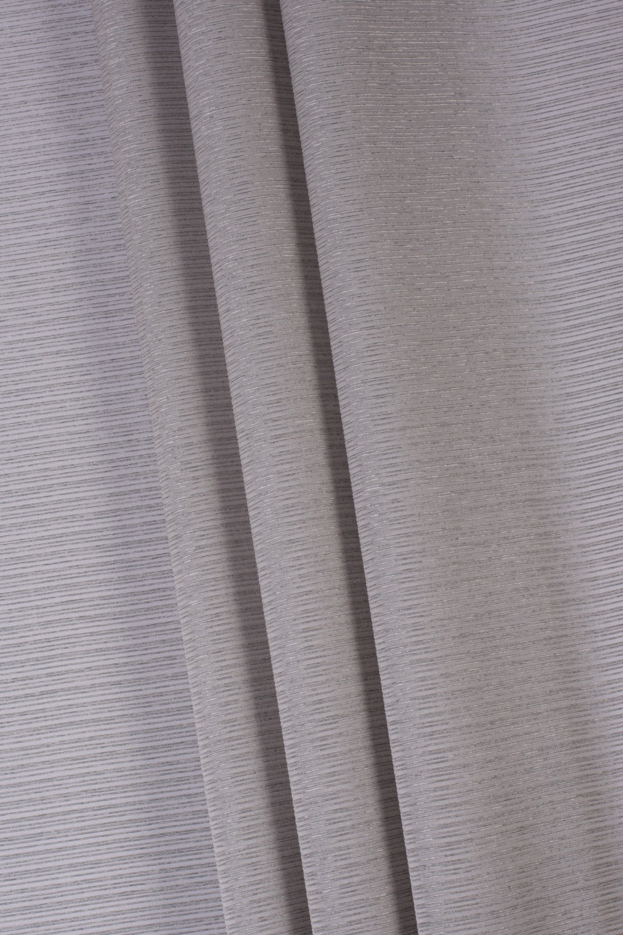 Striped Sheer Window Treatments Fabric By the Metre (Coffee Brown)