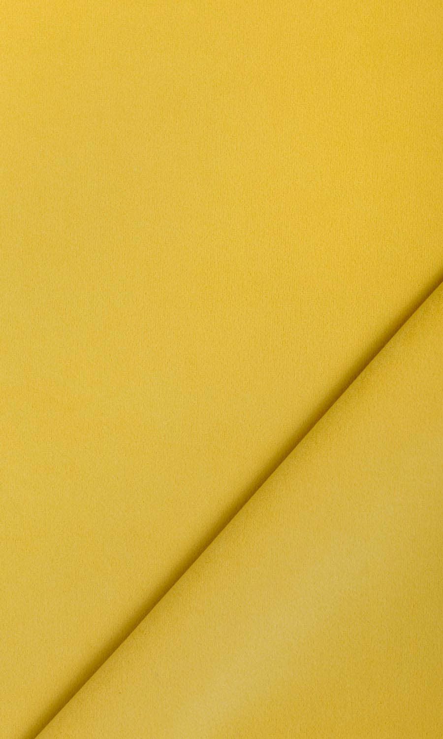 Velvet Home Textile Fabric Material Sample (Yellow)