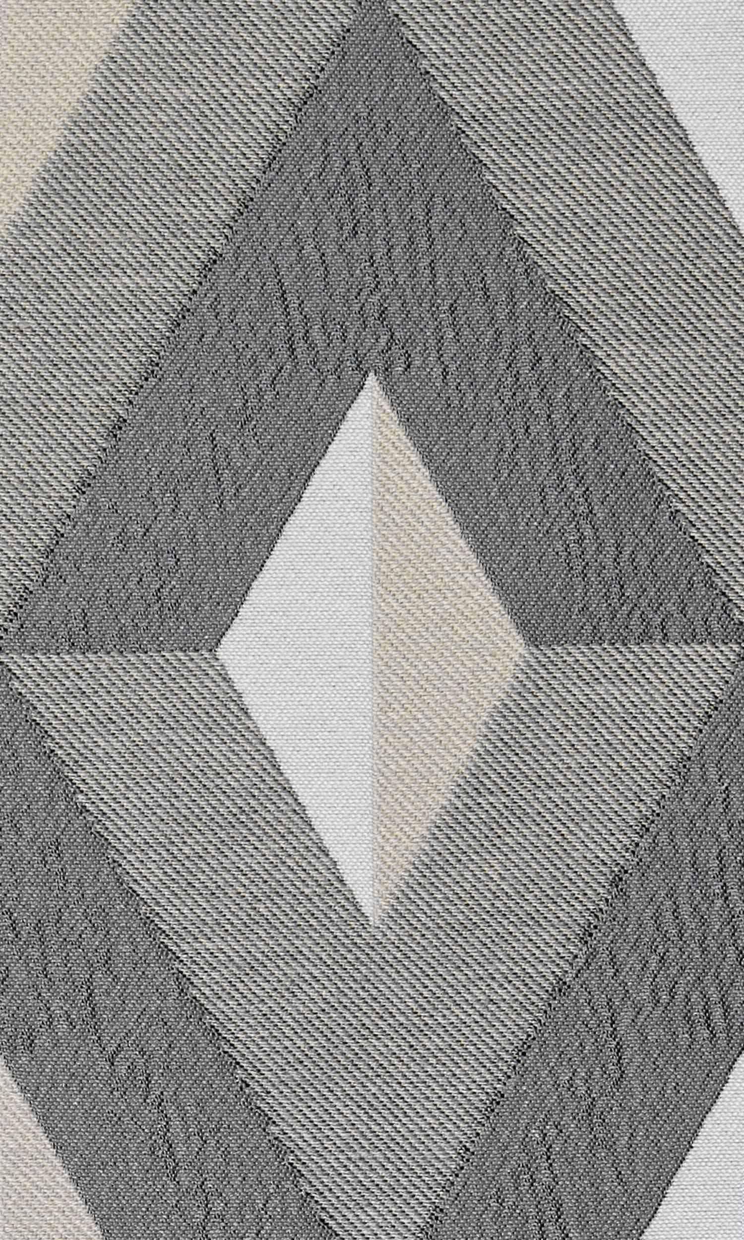 Geometric Home Textile Fabric Material Sample (Brown/ Gray/ White)
