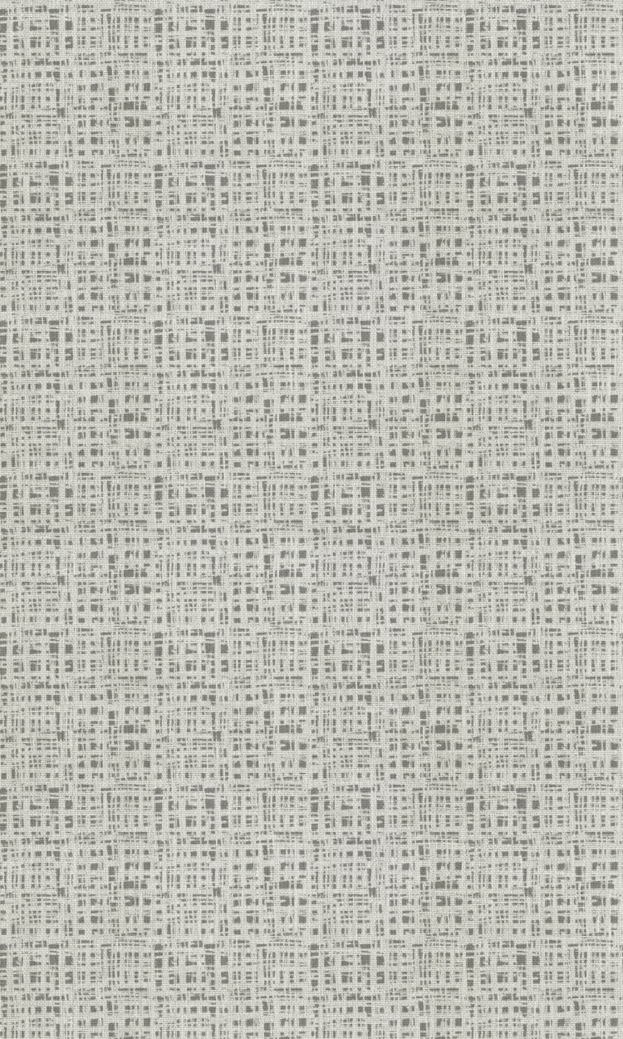 Abstract Print Free Fabric Material Sample (White/ Pewter Grey)