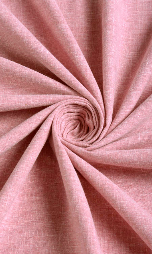 Poly-Cotton Blend Drapes (Rose Pink)