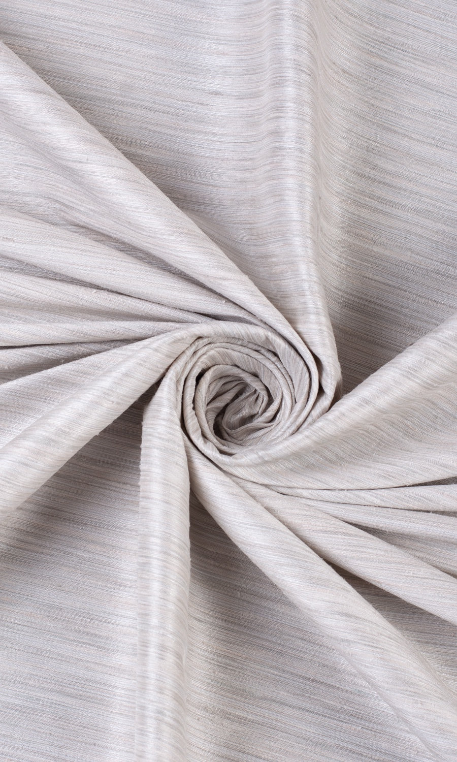 Faux Silk Fabric Material By the Metre (Pale Grey)