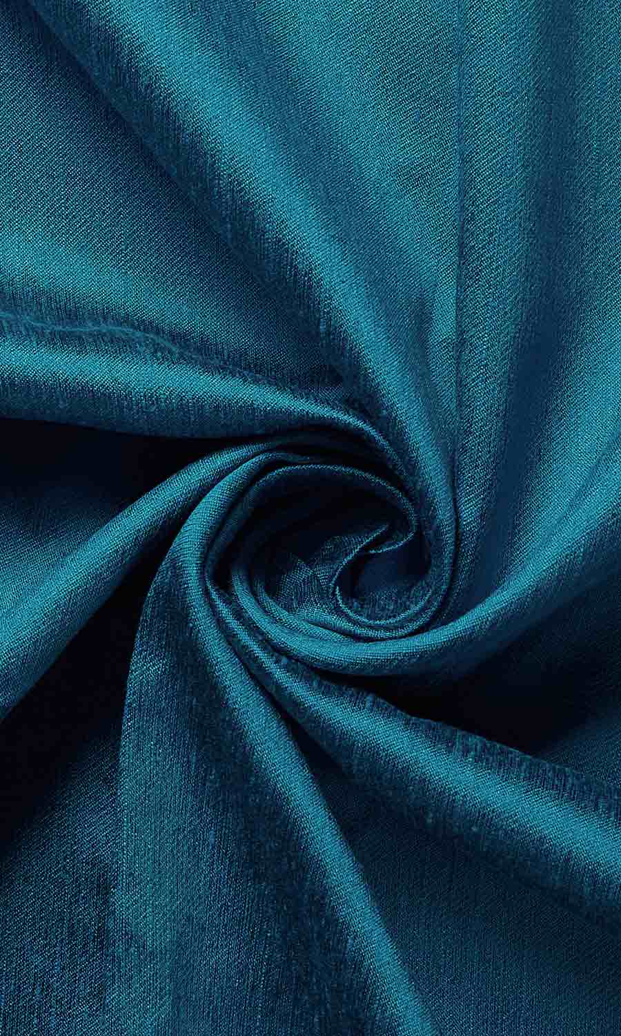 Faux Silk Home Décor Fabric By the Metre (Blue)