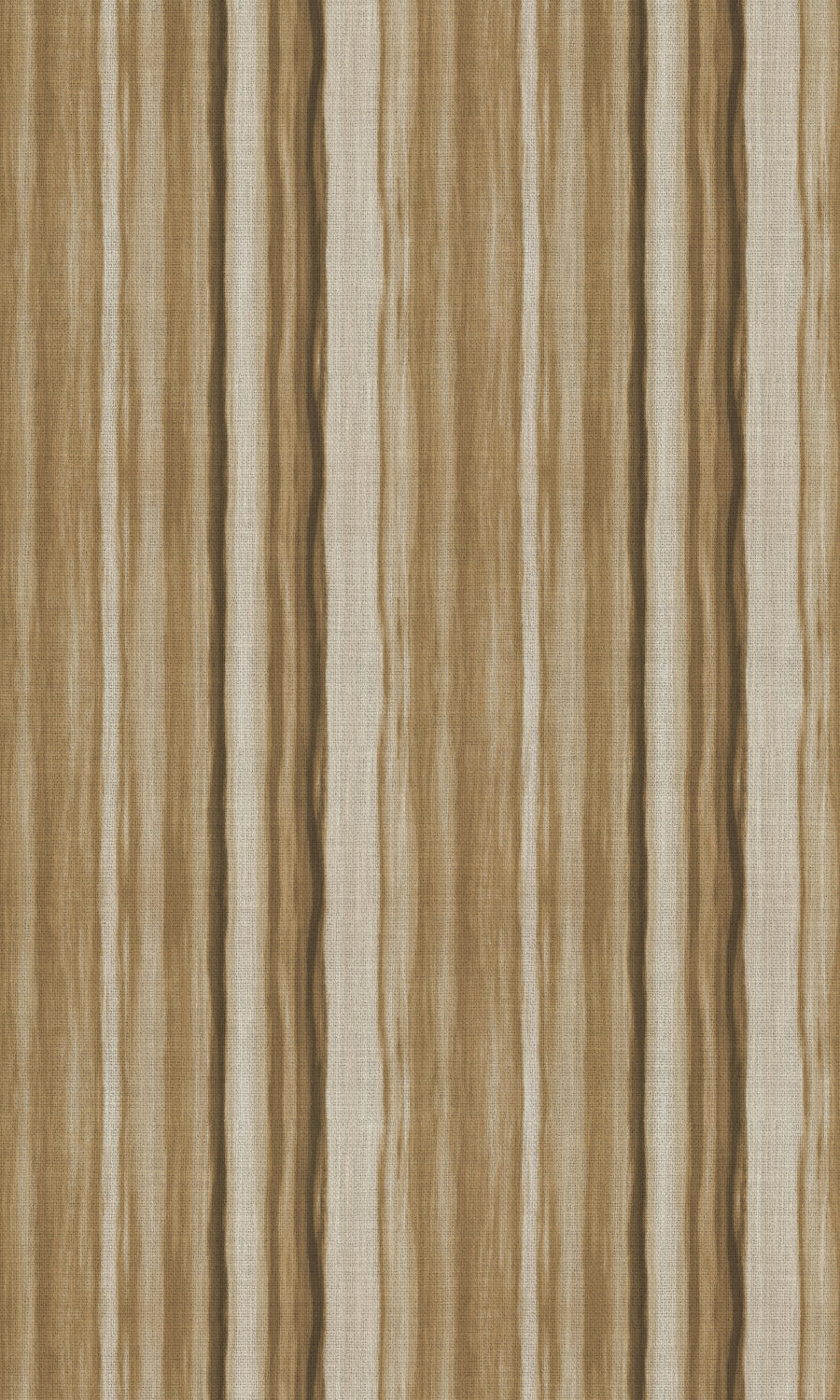 Modern Striped Print Free Fabric Material Sample (Brown/ Beige)