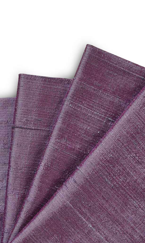 Pure Silk Window Treatments Fabric Sample (Purple)