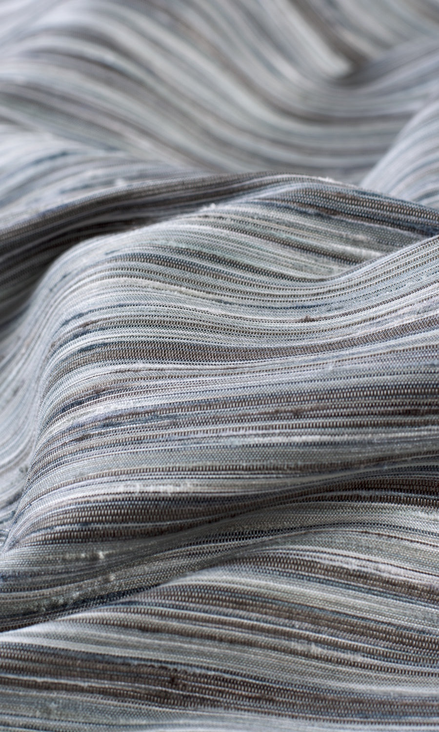 Textured Fabric Sample for Curtains & Drapes (Charcoal Gray/ Black)