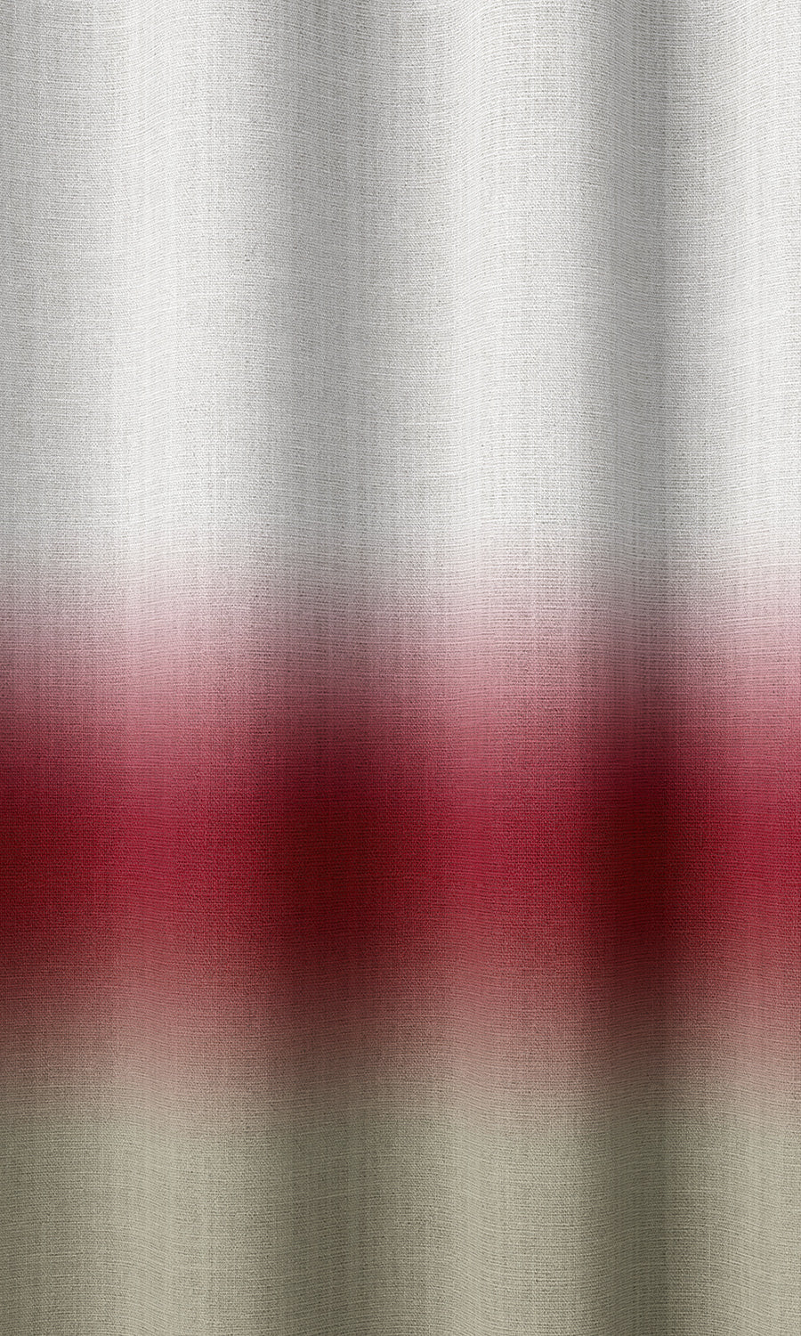 3-Tone Ombre Home Textile Fabric Material By the Metre (Red/ Stone Grey)