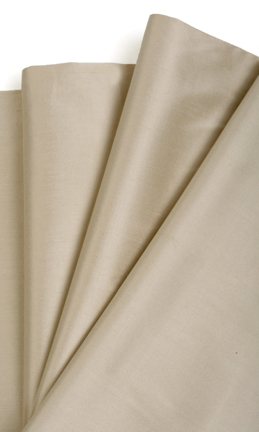 Shantung Silk Fabric Material By the Metre (Wheat Beige)