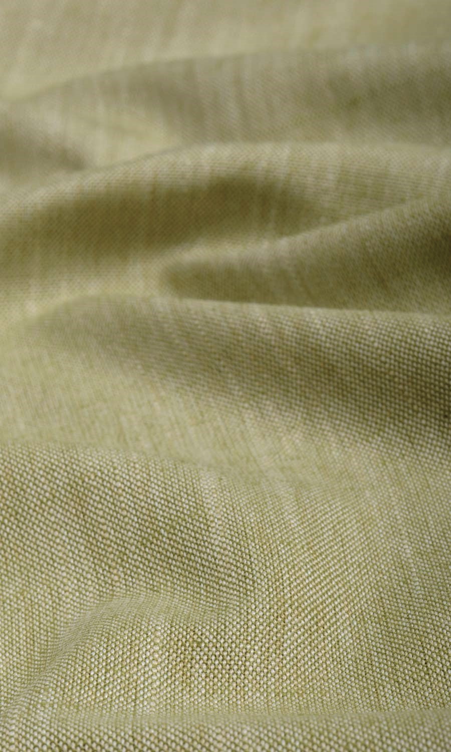 Plain Linen Texture Fabric By the Metre for Curtains & Drapes (Green)