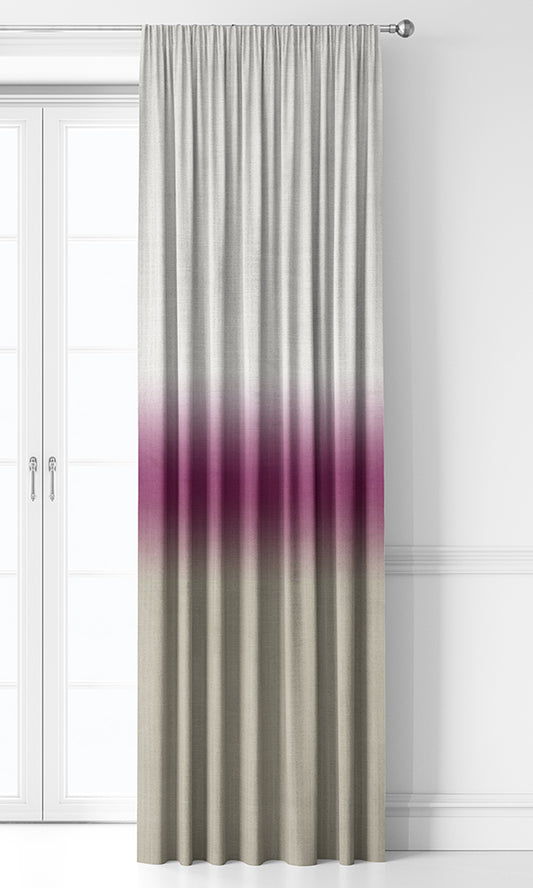 3-Tone Ombre Home Décor Fabric By the Yard (Pink/ Warm Beige)