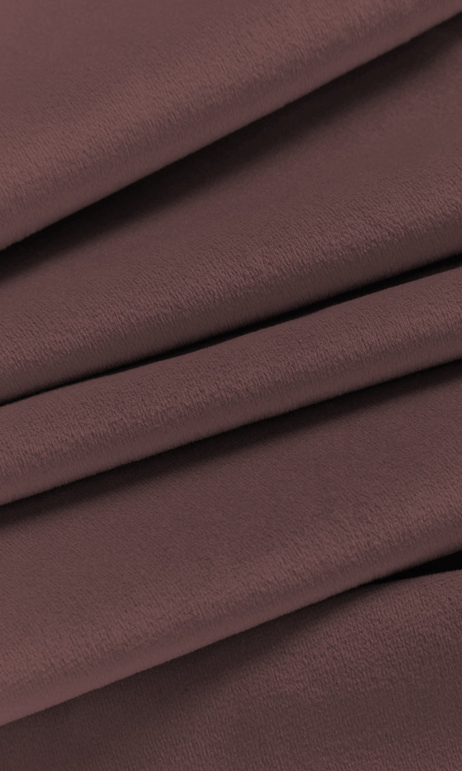 Velvet Home Décor Fabric By the Metre (Blush Pink)