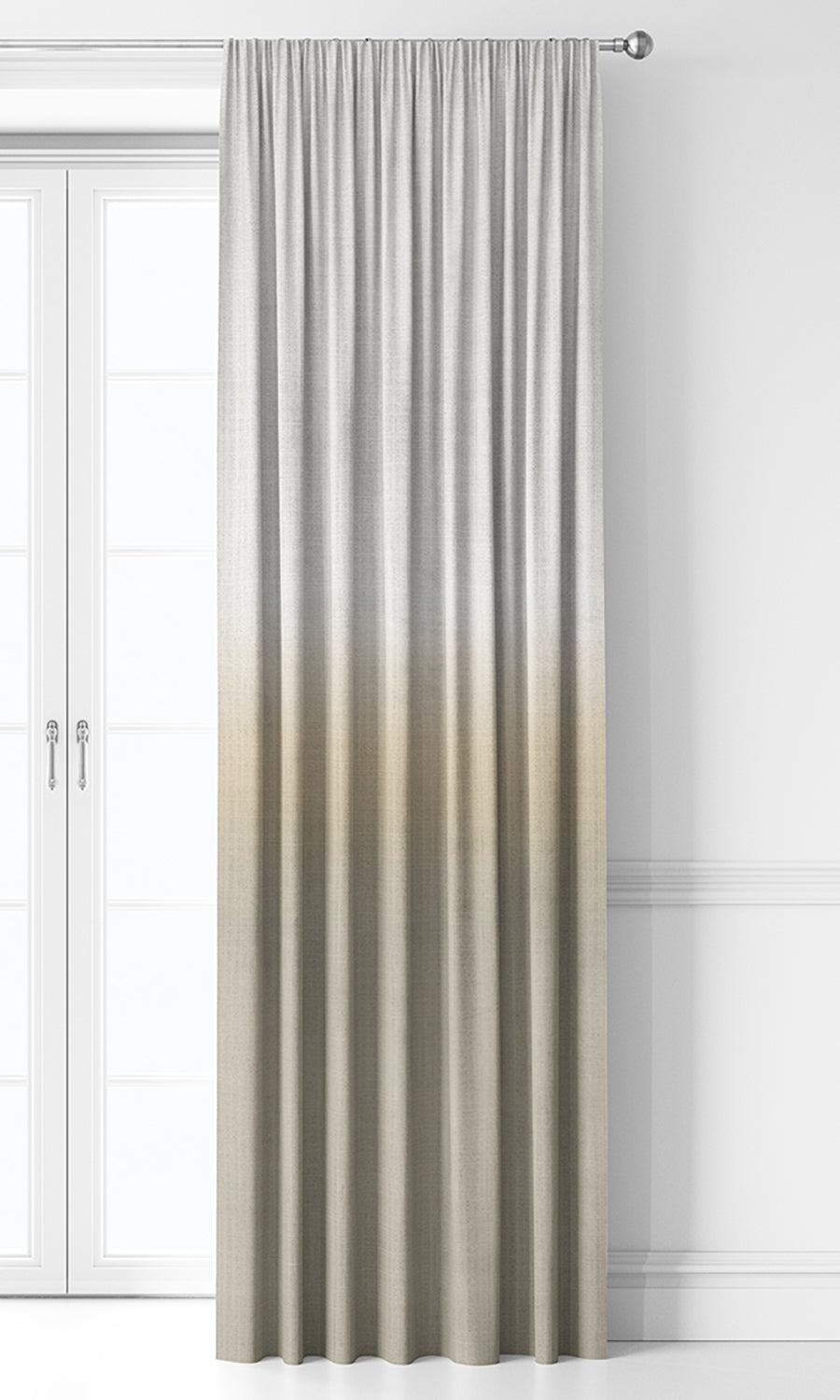 3-Tone Ombre Home Décor Fabric By the Metre (Yellow/ Beige)