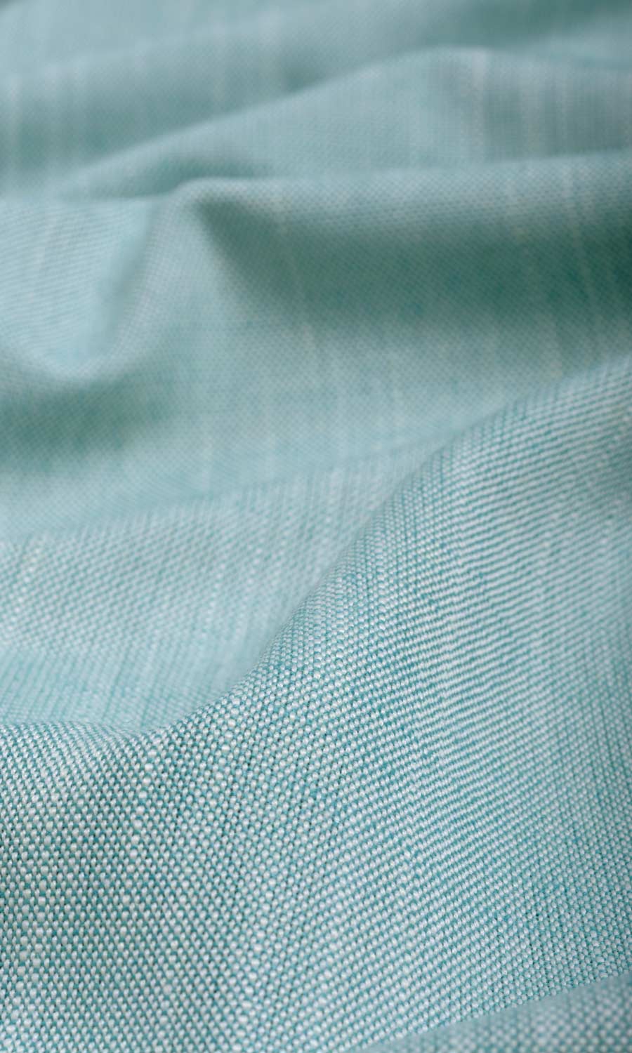 Linen Texture Fabric By the Metre for Curtains & Drapes (Sky Blue)