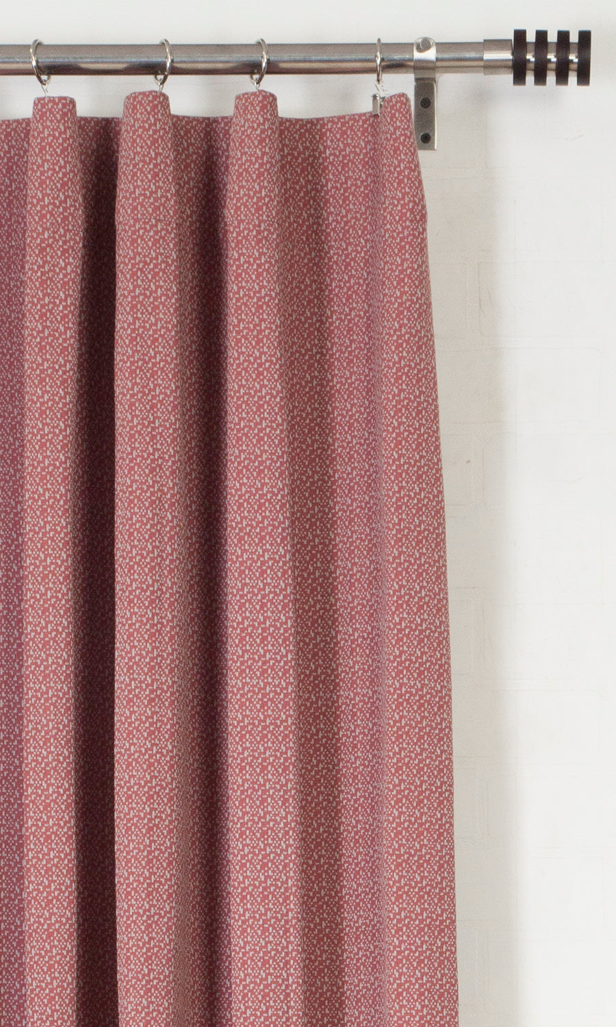 Cotton Home Textile Fabric Material Sample (Pink/ Grey)