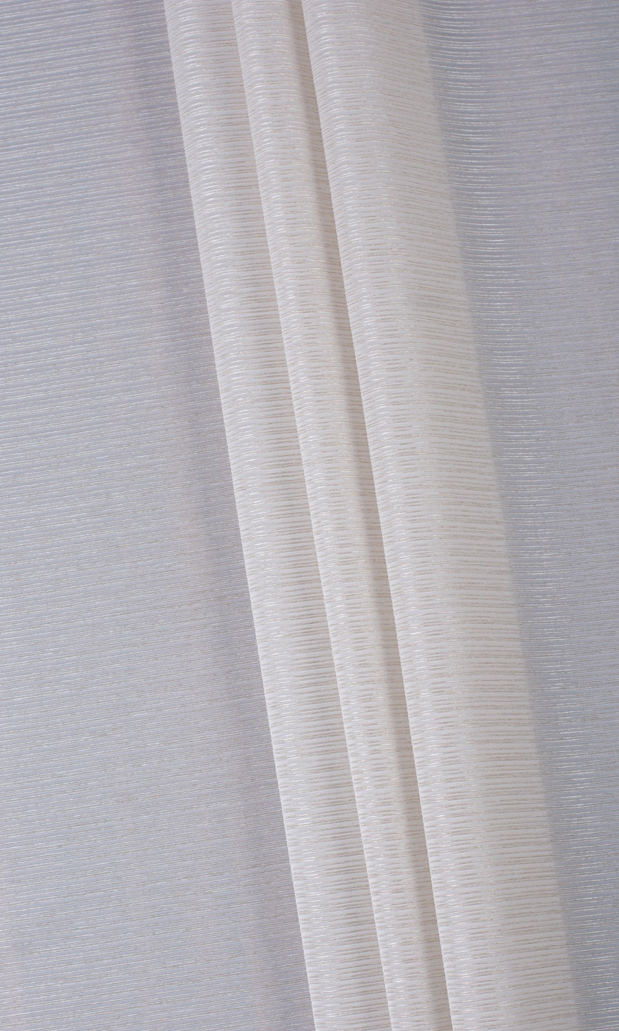 Textured Sheer Home Textile Fabric Material By the Metre (Pale Beige/ Warm Ivory)