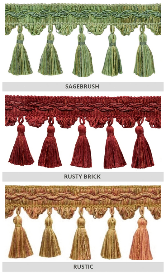 Tassel and trims for curtains